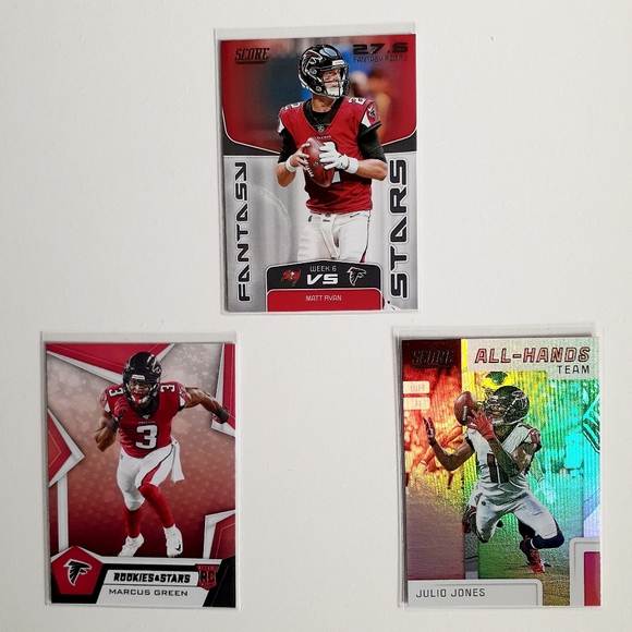 Atlanta Falcons 9 Card Lot [FBL2_1] - Picture 3 of 8